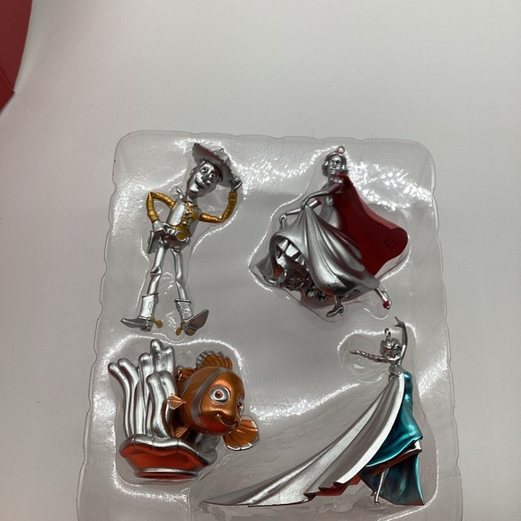 Hallmark Other - Hallmark Keepsake Disney 100 Pixar & Princesses 4 Ornament Set 2023 QXD6769 NEW